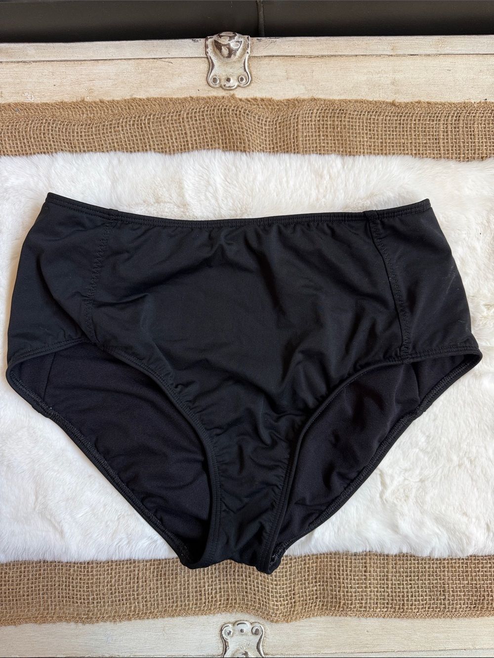 Athleta Black High-Waist Bikini Bottoms